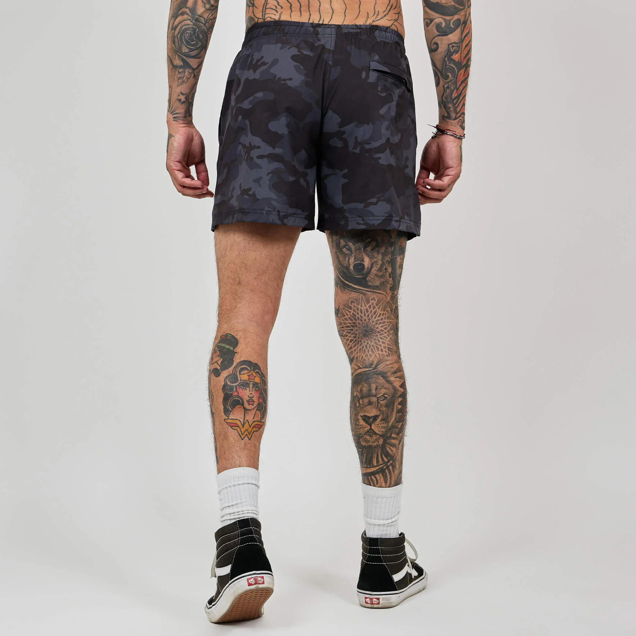Black Camo Shorts - Image 4