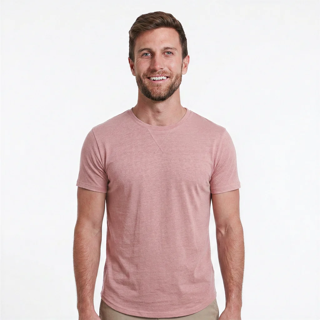 Classic Crew Neck with Curved Hem - Image 13