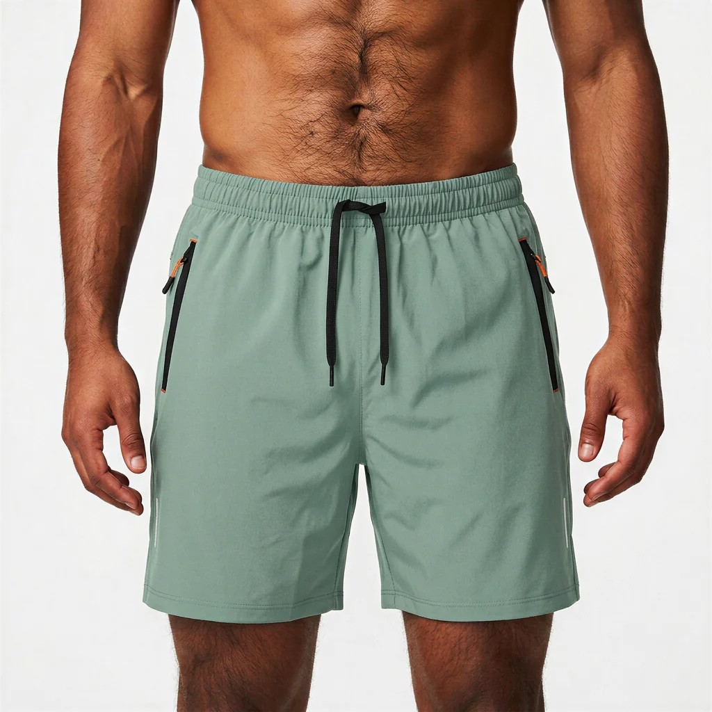 Men’s Performance Shorts with Zippered Pockets 7" - Image 11