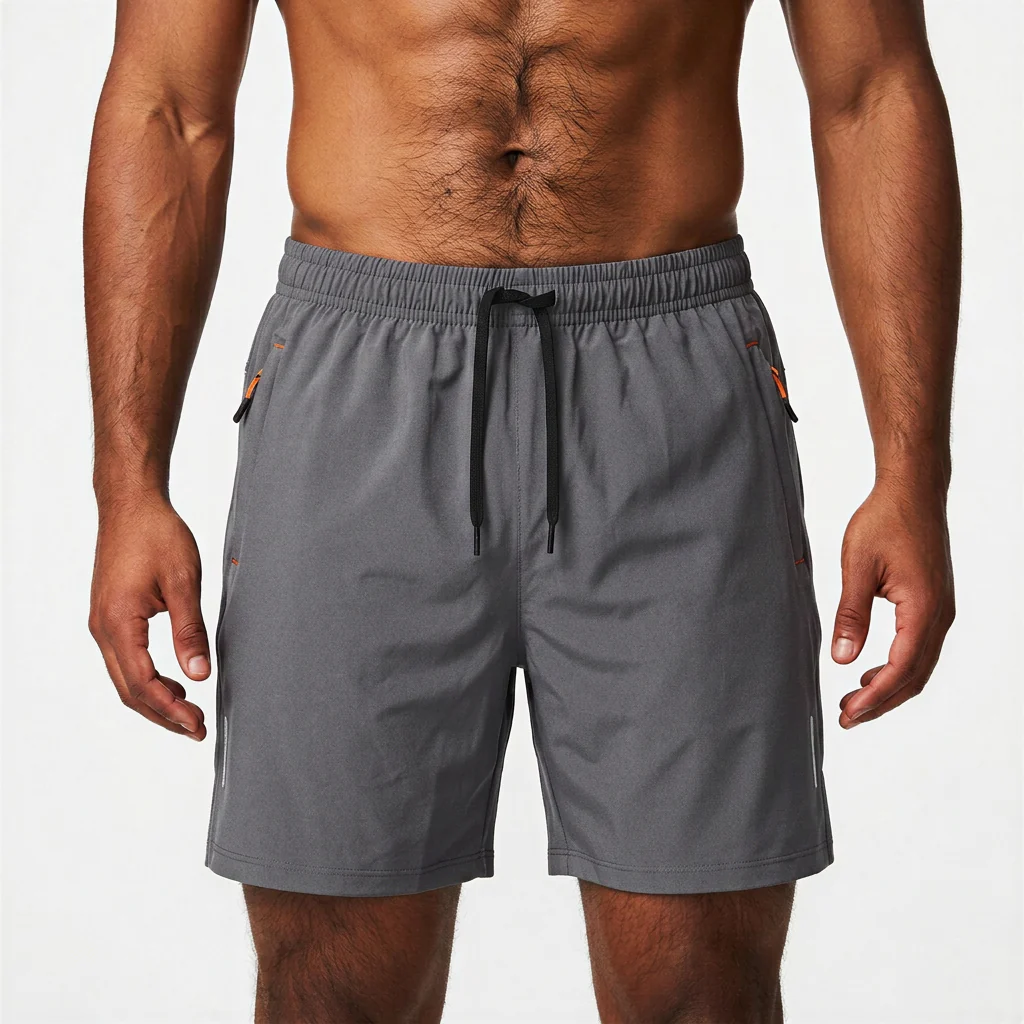 Men’s Performance Shorts with Zippered Pockets 7" - Image 6