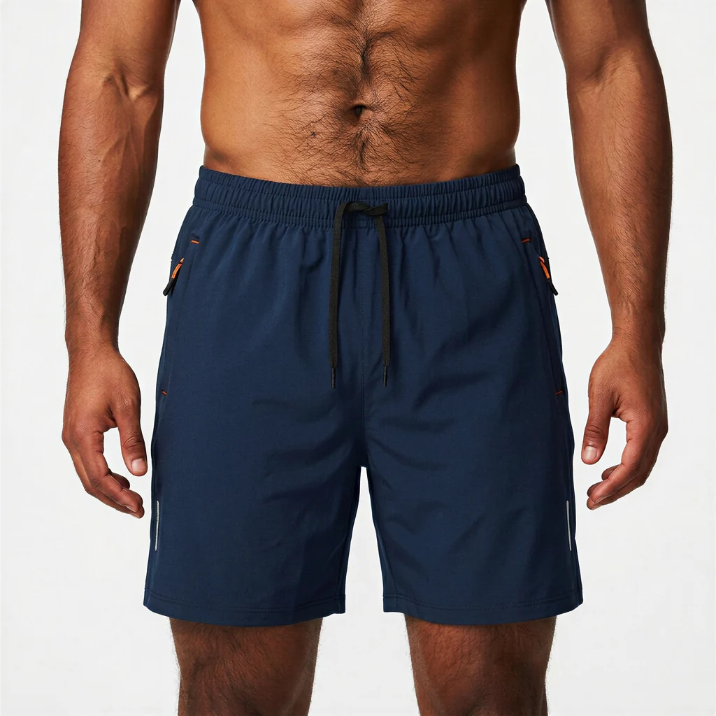 Men’s Performance Shorts with Zippered Pockets 7" - Image 7