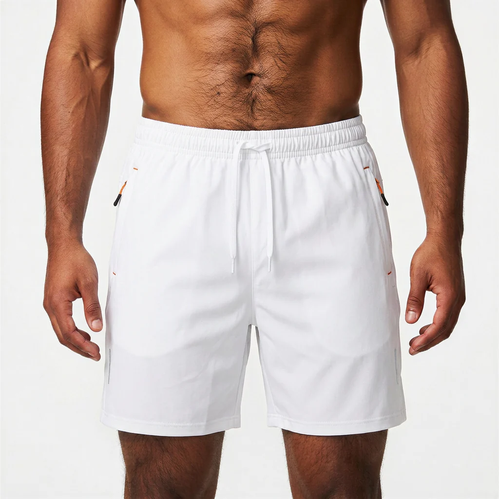 Men’s Performance Shorts with Zippered Pockets 7" - Image 9