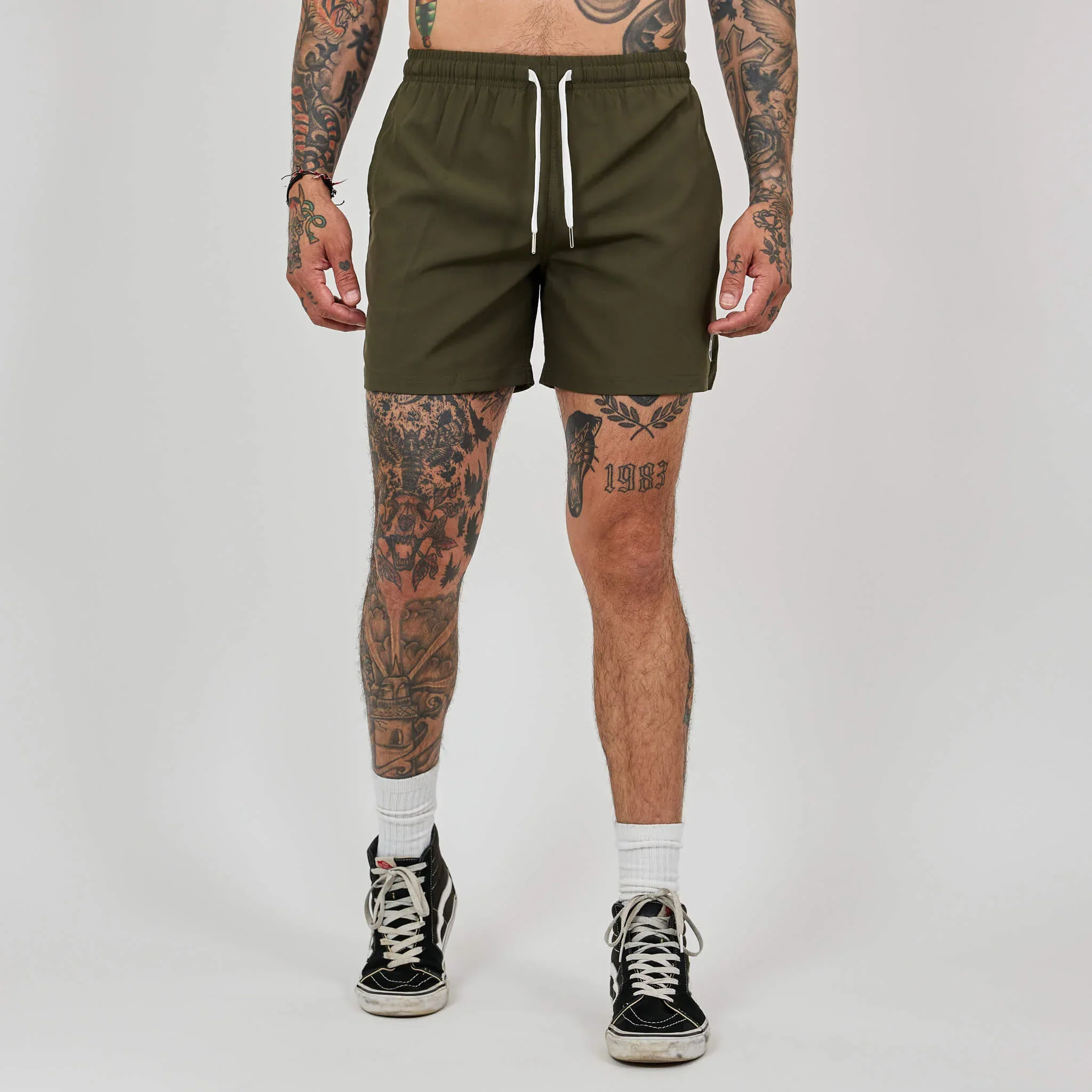 Olive Shorts - Image 3
