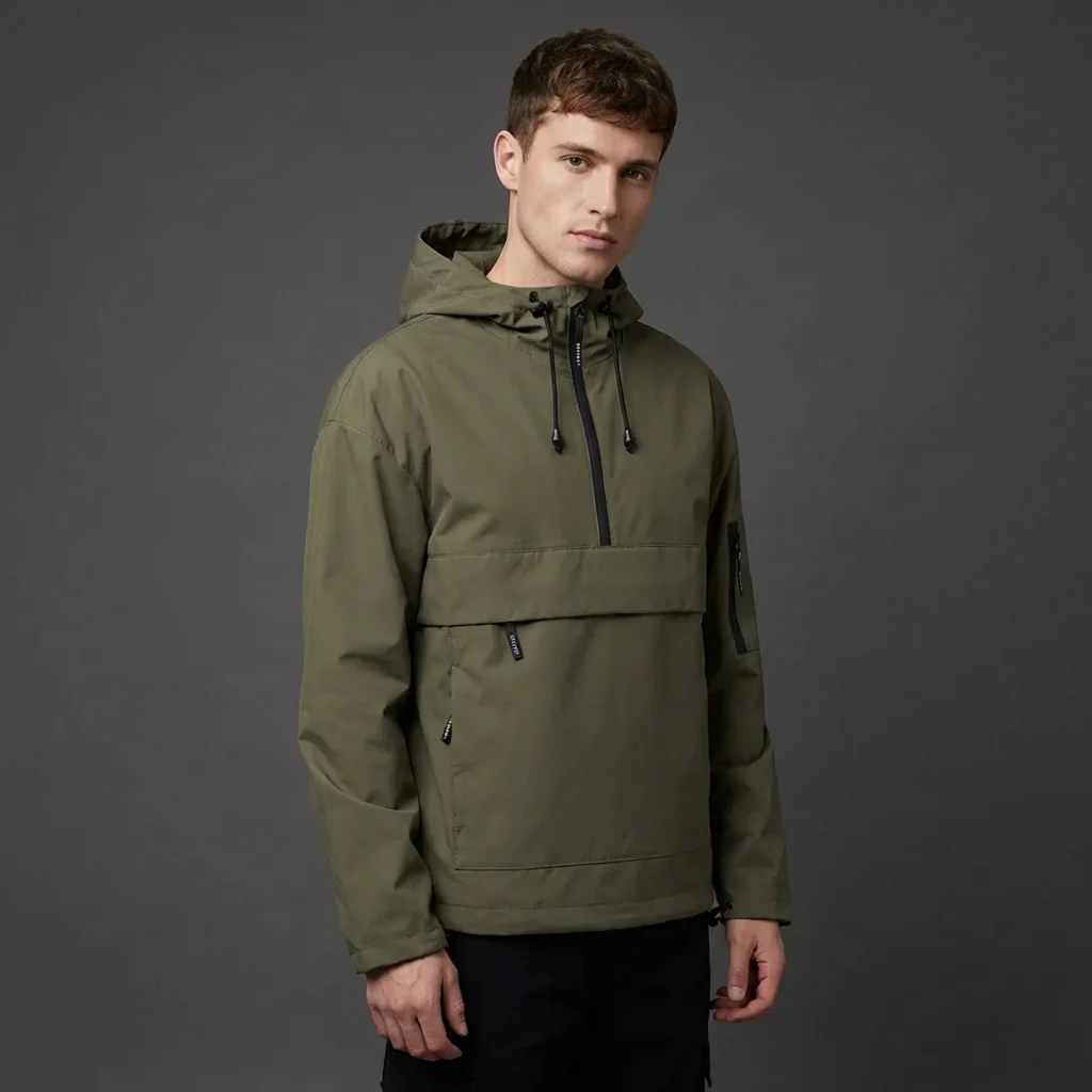 StormShield Oversized Half-Zip Jacket - Image 3