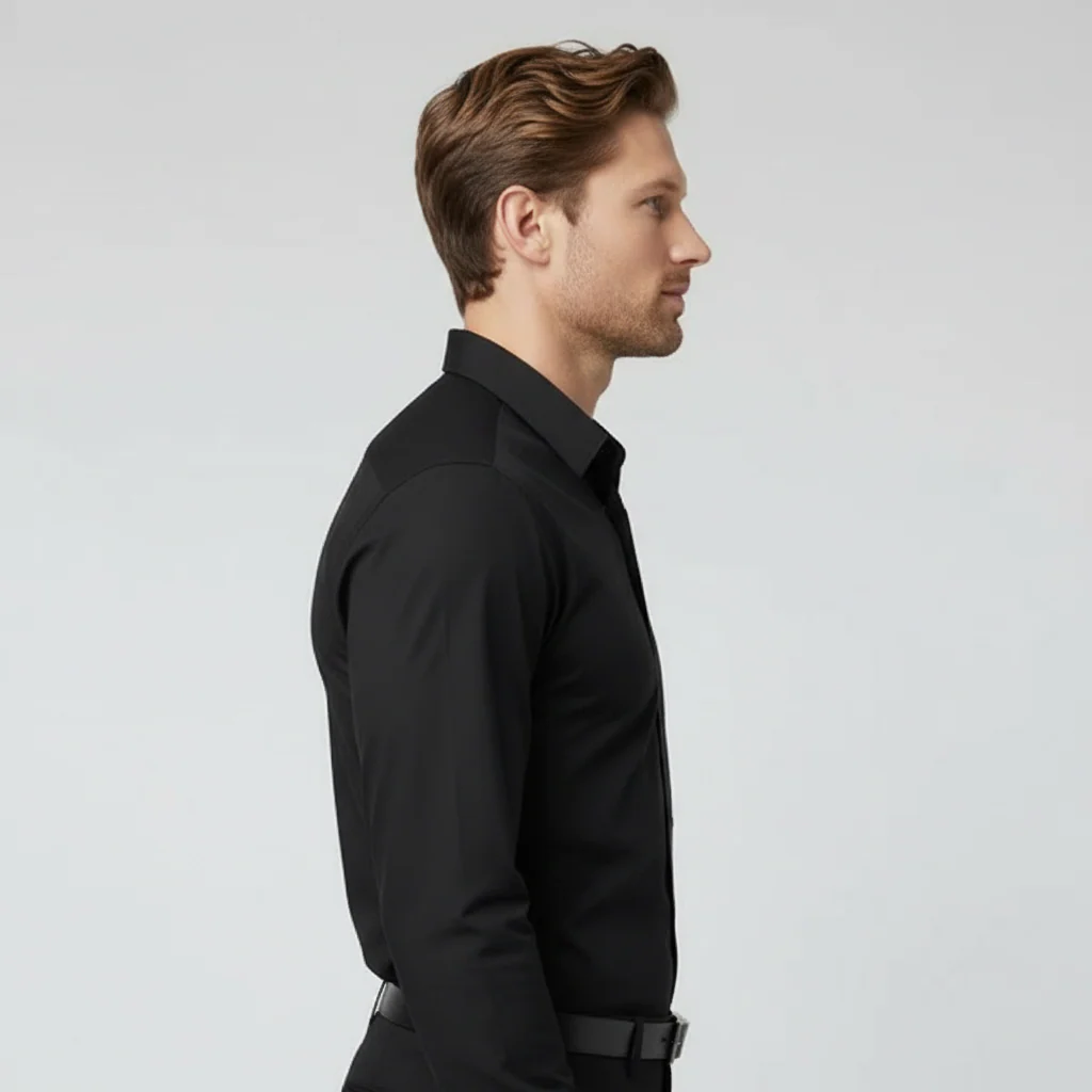 Stretch Slim Fit Long Sleeve Button Down VIP - Image 3
