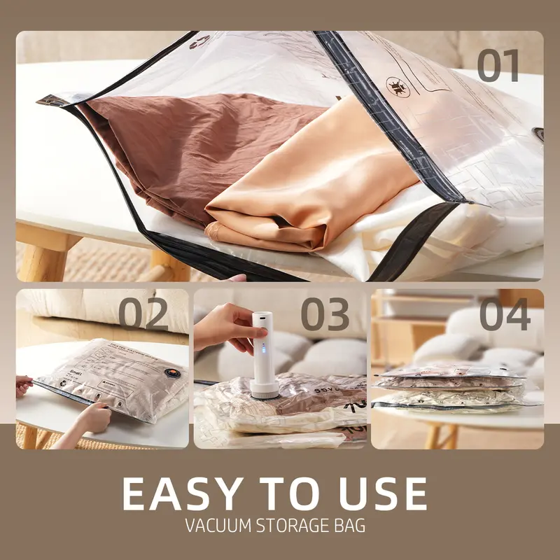 Travel Vacuum Compression Storage Bags - Image 5