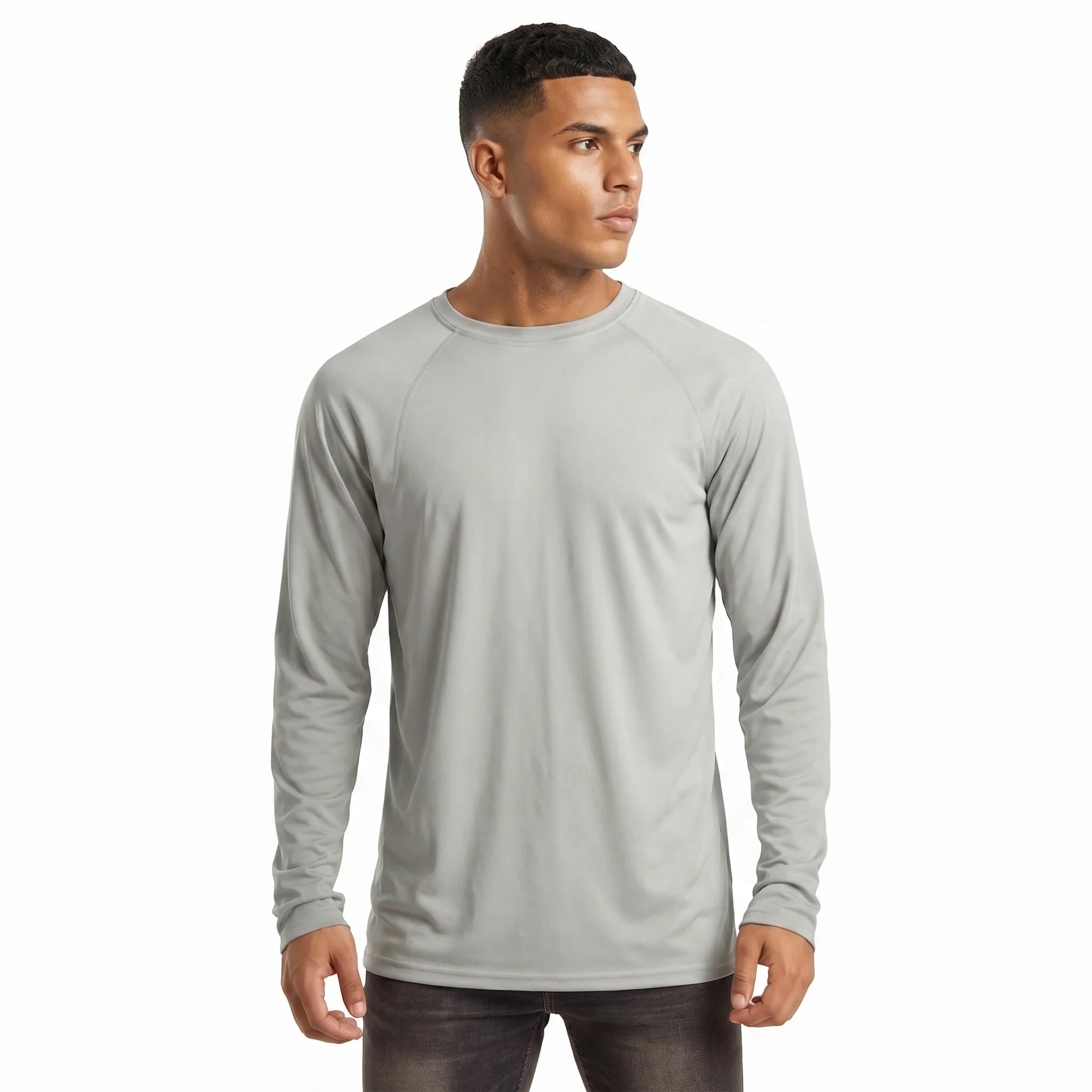 UPF 50+ Long Sleeve Athletic Shirts - 3-Pack VIP - Image 5