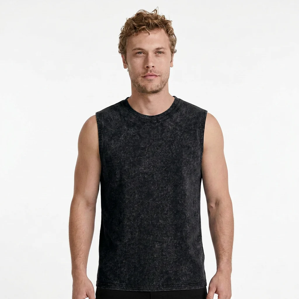 Vintage Washed Oversized Tank Top - Image 6