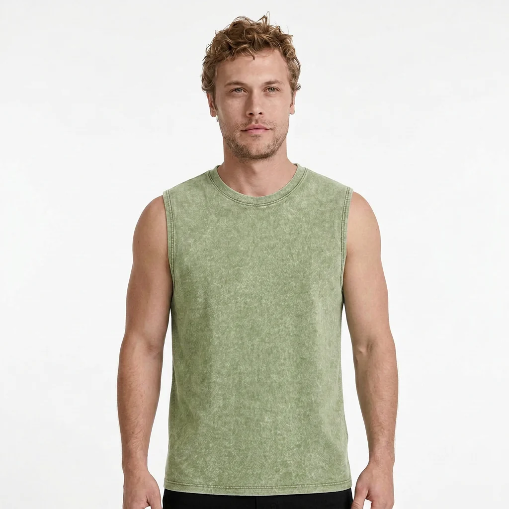 Vintage Washed Oversized Tank Top - Image 8