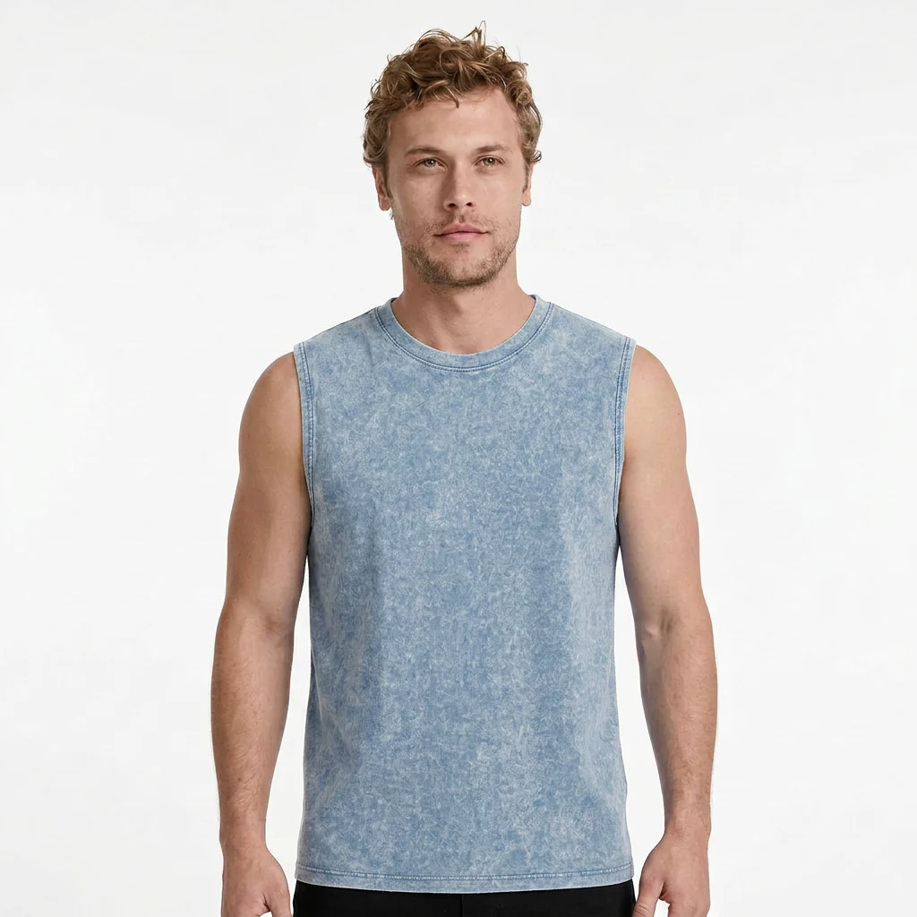 Vintage Washed Oversized Tank Top - Image 9